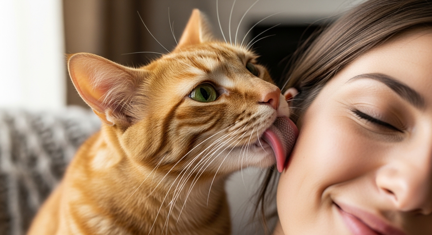What It Means When Cats Lick You What It Means When Cats Lick You