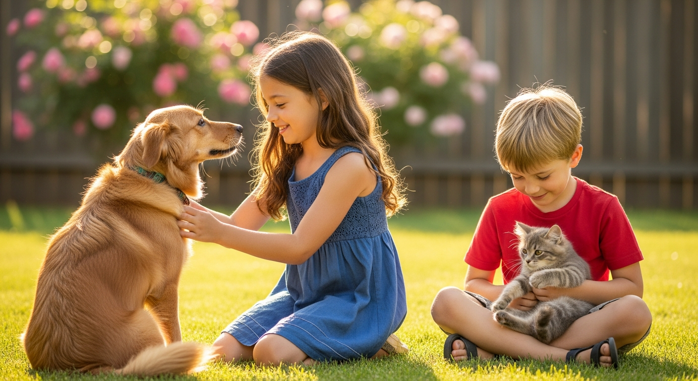 Building Safe and Happy Relationships Between Children, Dogs, and Cats