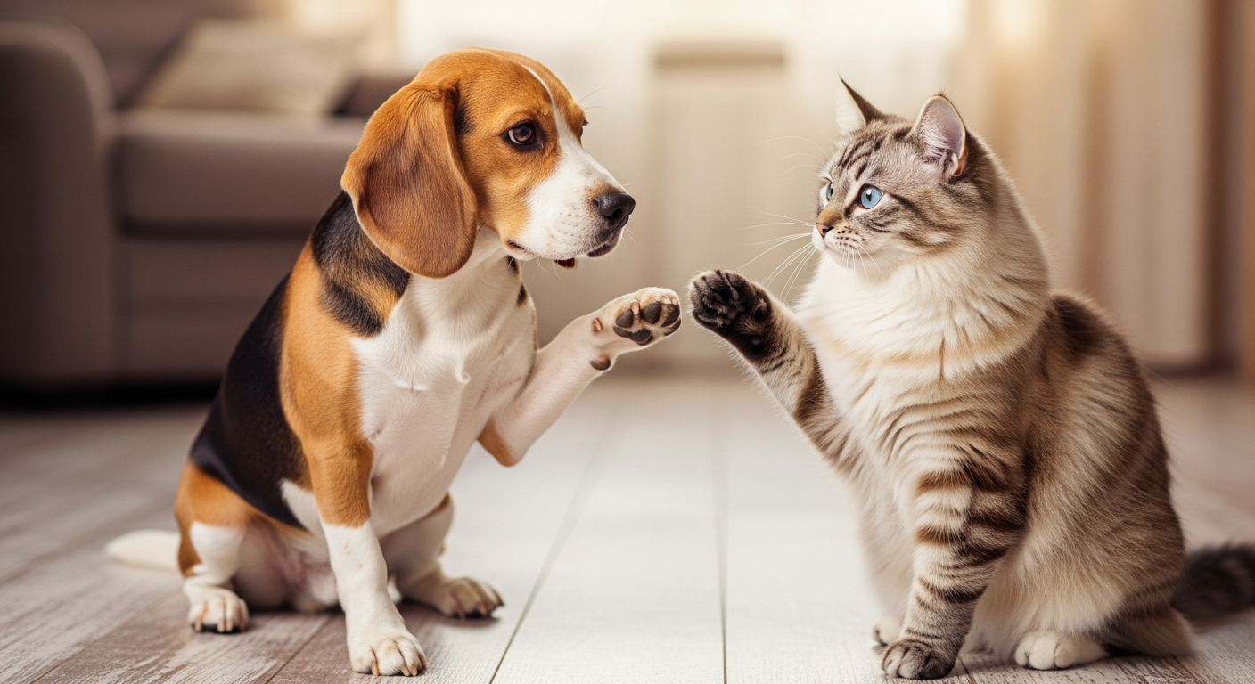 Do Dogs and Cats Have a Paw Preference