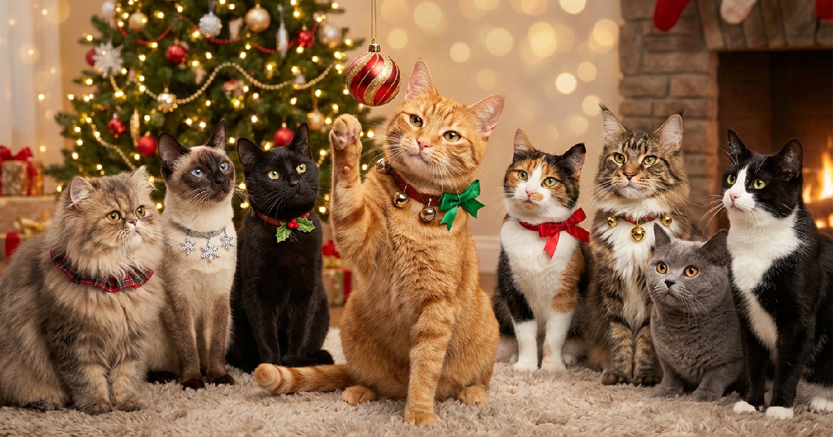 The 10 Most Festive Christmas Cat Collars For Your Kitty Claws The 10 Most Festive Christmas Cat Collars For Your Kitty Claws