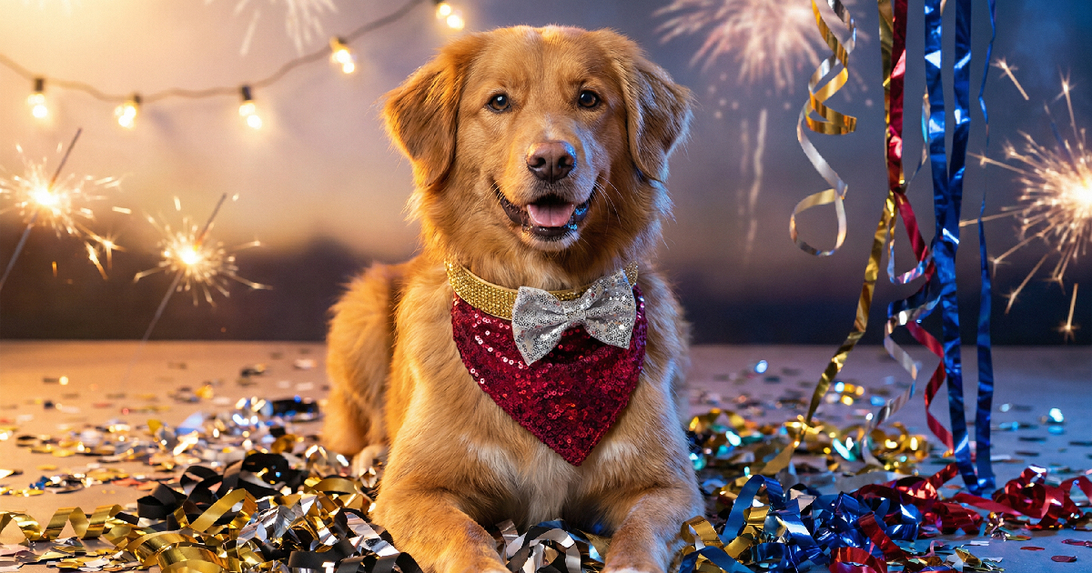 Let Your Pup Sparkle This New Year’s Eve With These Amazon Finds Let Your Pup Sparkle This New Year’s Eve With These Amazon Finds