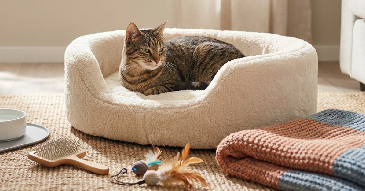 Refresh Your Cat’s Essentials & Start the Year Clean, Cozy, and Happy