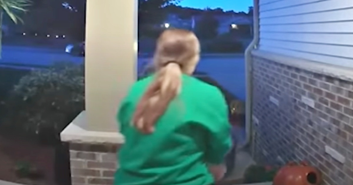 Woman Puts Blanket Out For Missing Cat, Notices A Pair Of Glowing Eyes