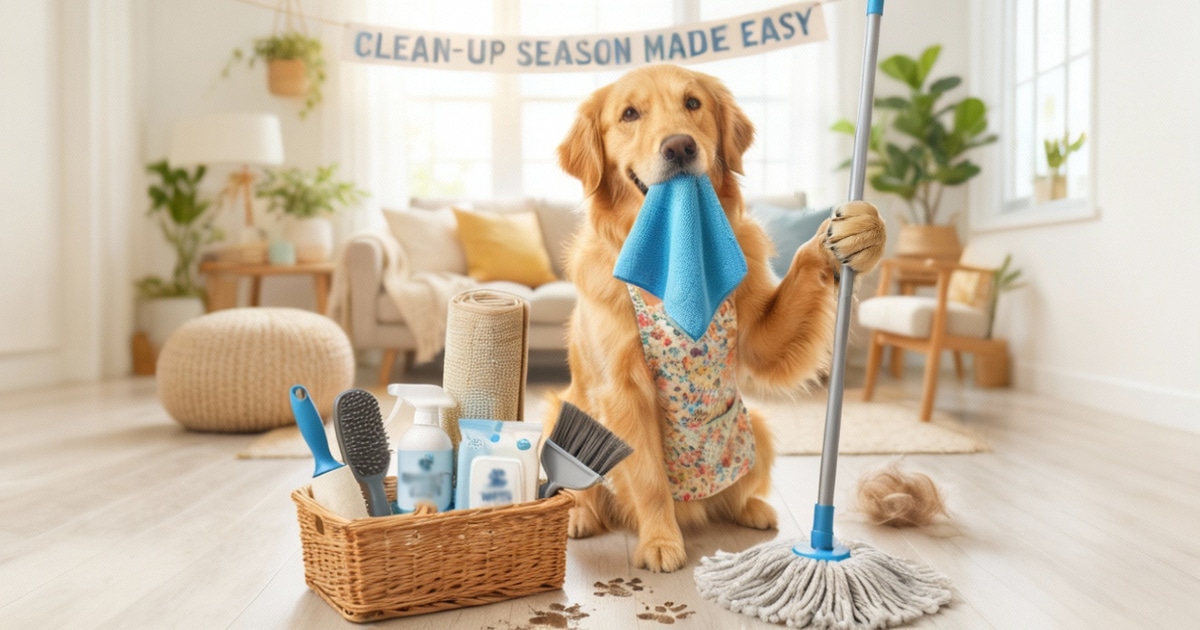 Handy Products That Make Clean-Up Season a Breeze for Dog Homes