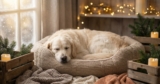15 Cozy Winter Dog Beds That Bring Holiday Warmth Home