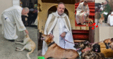 Priest Brings Stray Dogs to Mass to Help Them Find Homes, Touching Hearts Worldwide