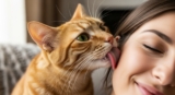 What It Means When Cats Lick You
